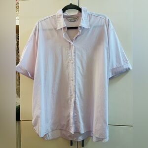Women’s Marina Rinaldi Shirts Lilac Cotton 23 18US made in Italy